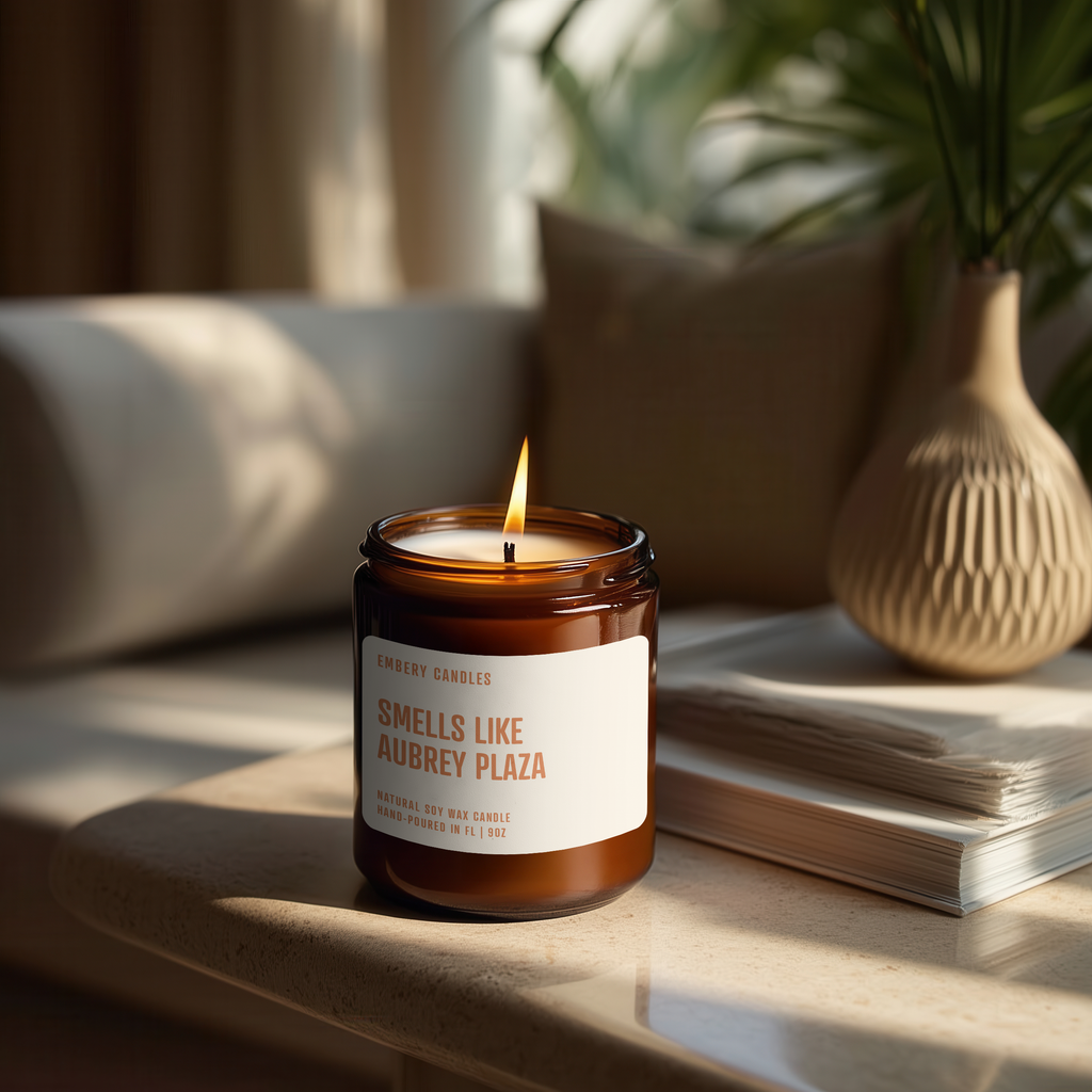 Smells Like Aubrey Plaza | Soy Wax Scented Candle