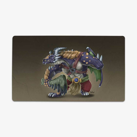 Amputee Dragon Fighter Playmat - Standard Playmat / Plain