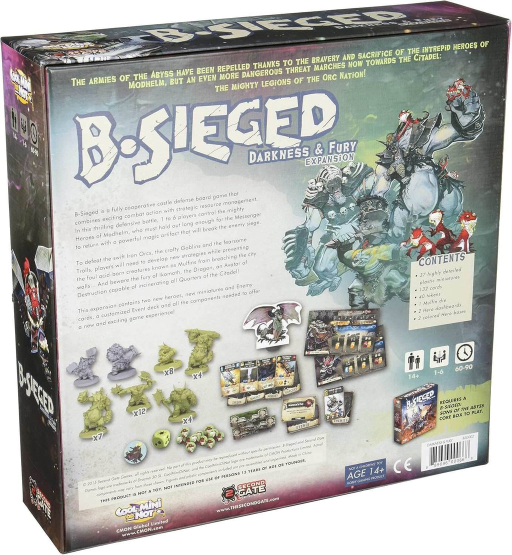B-Sieged Darkness & Fury Board Game Expansion - 