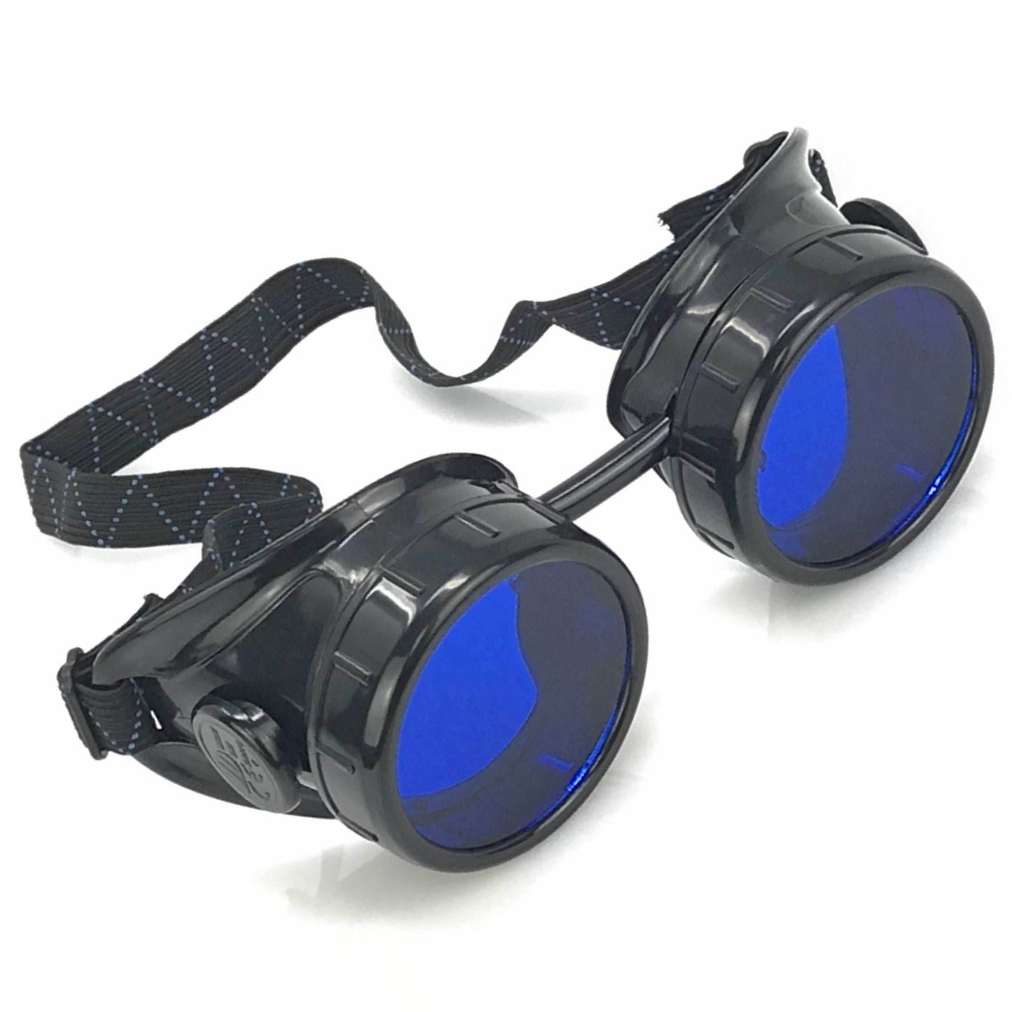 Mad scientist apocalyptic nerd goggles - blue