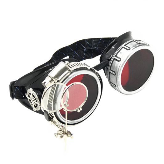 DJ approved glasses Rave eyewear with magnifying eye loupes kaleidoscope lenses