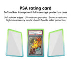 Glitter Gradient PSA Card Protector, Silicone Cover for PSA 35/10 Slabs, Sparkle TPU Sleeve for Pokémon