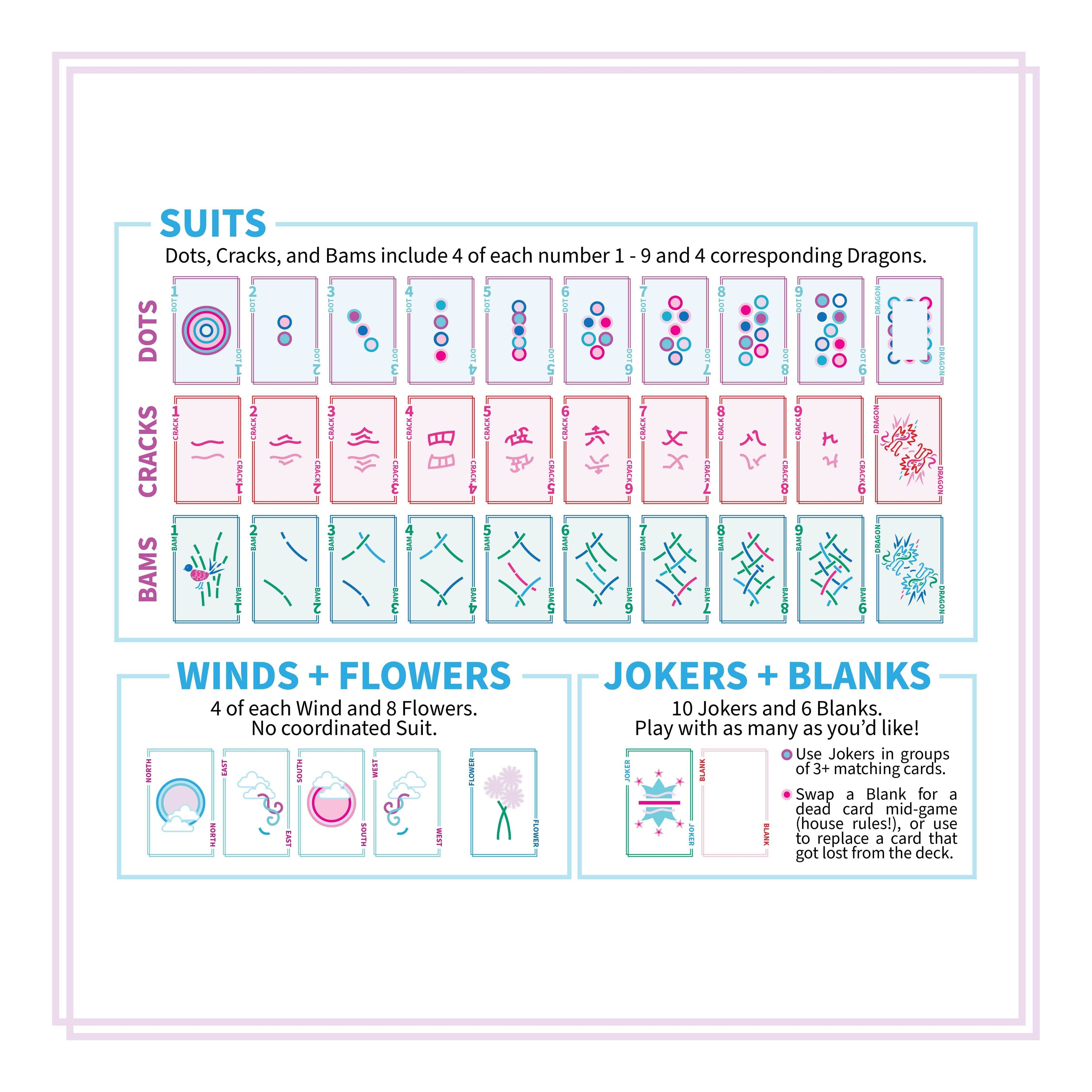 Play Away Mahjong Cards: Modern Edition - Deck