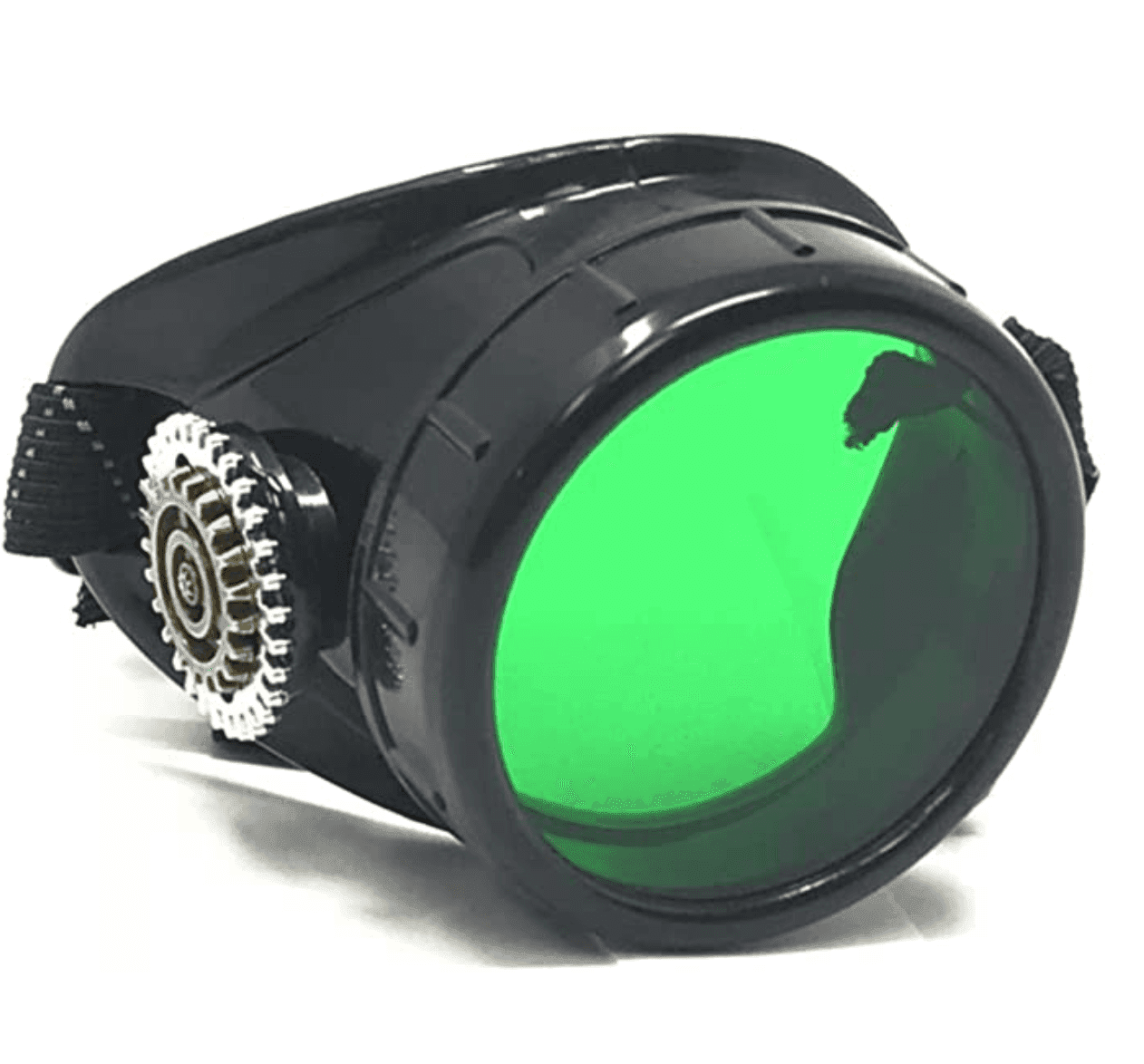 Airship pirate eyepatch monocle - green