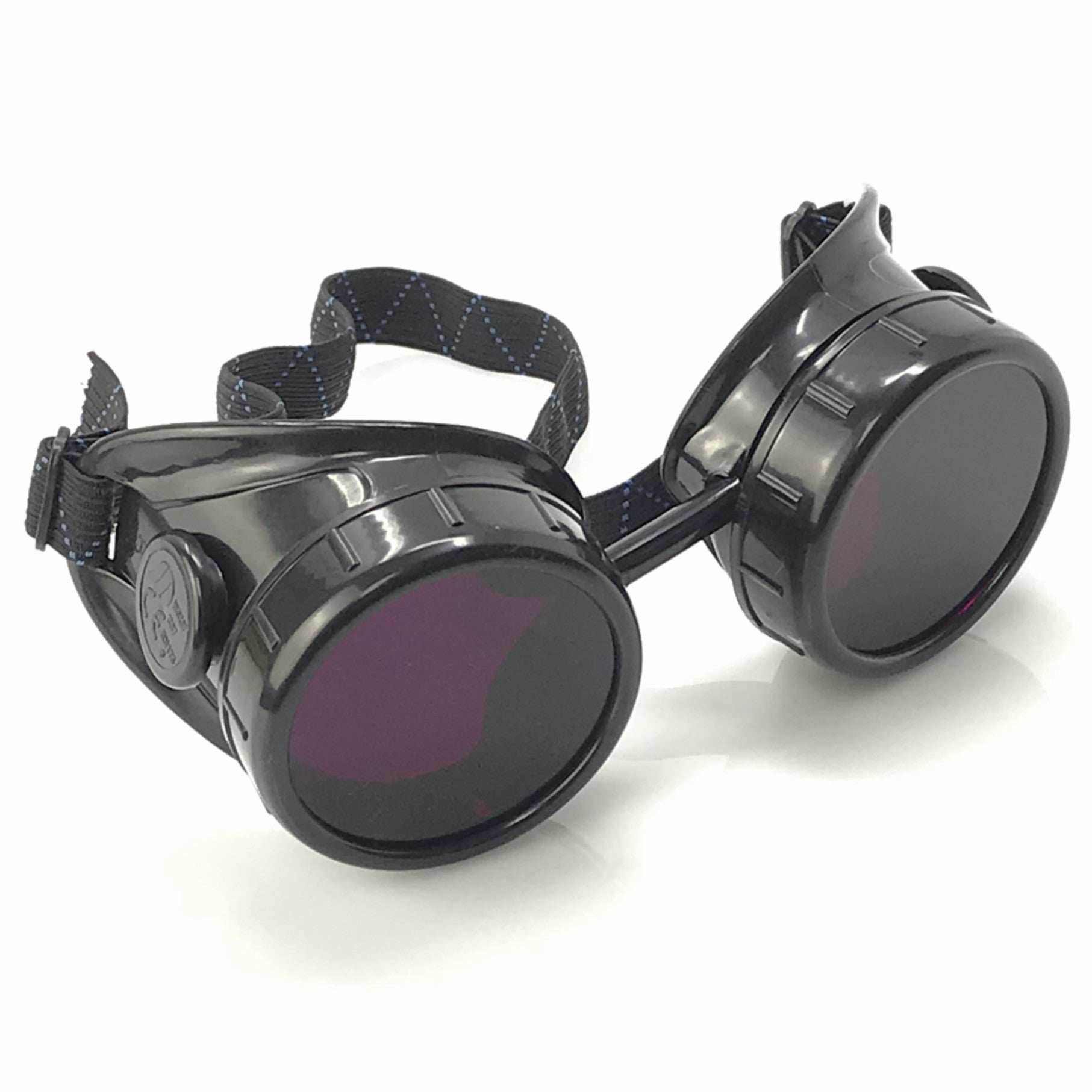 Mad scientist apocalyptic nerd goggles - purple