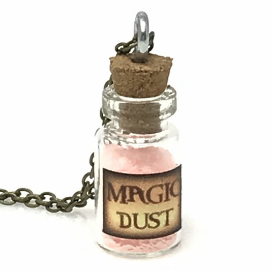 Magic dust kawaii pastel goth glowing necklace