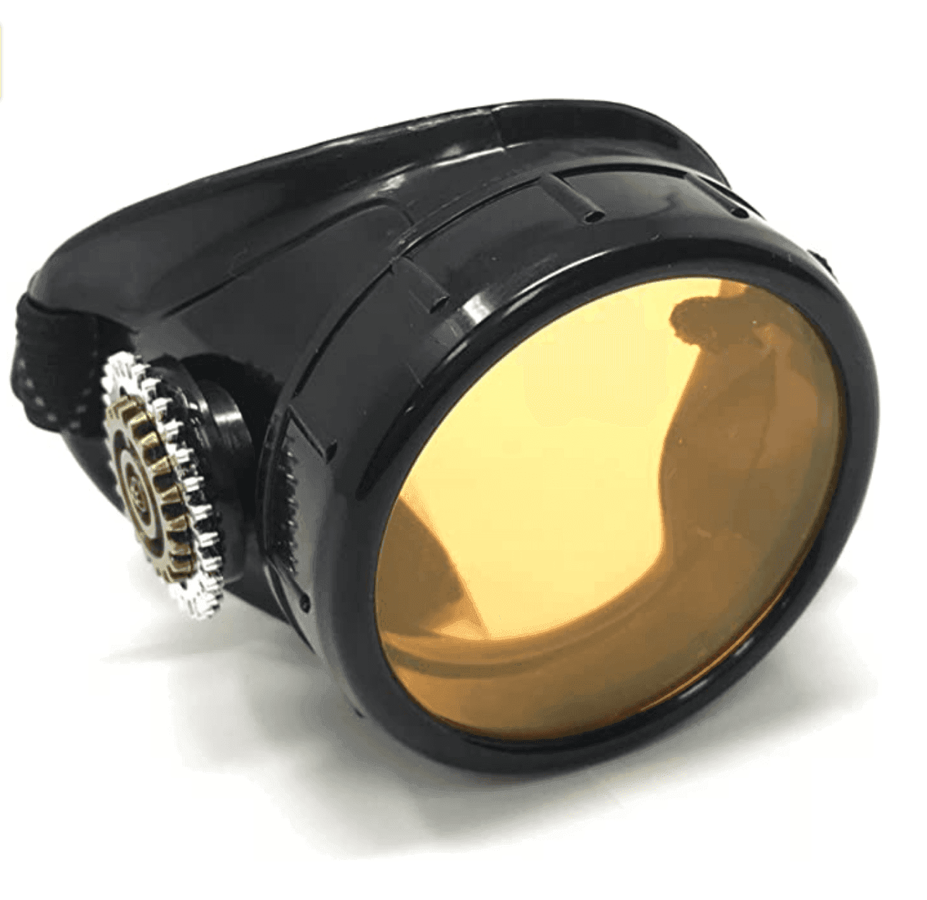 Airship pirate eyepatch monocle Rave goggle - orange