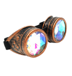 Rave Kaleidoscope Goggles Vintage Steampunk Glasses