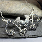 Scottish Meadow Thistle Necklace
