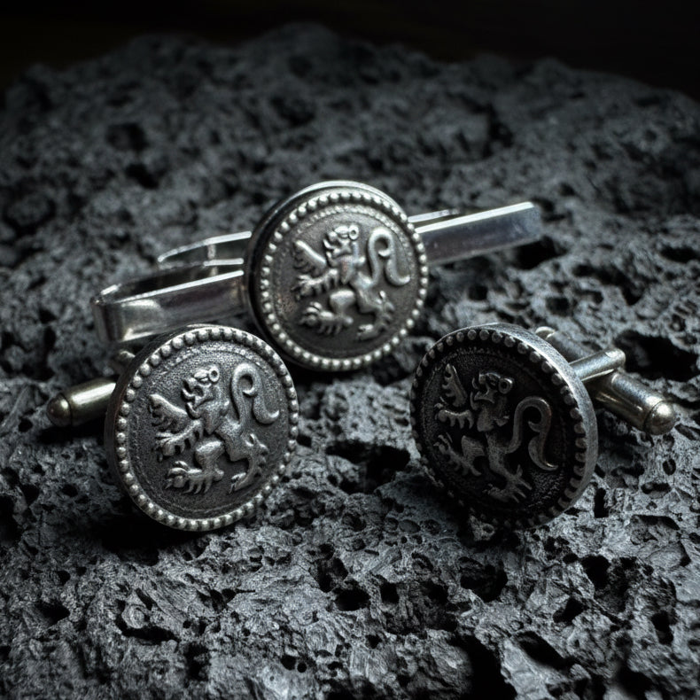 Lion of Scotland Shield Cuff Links