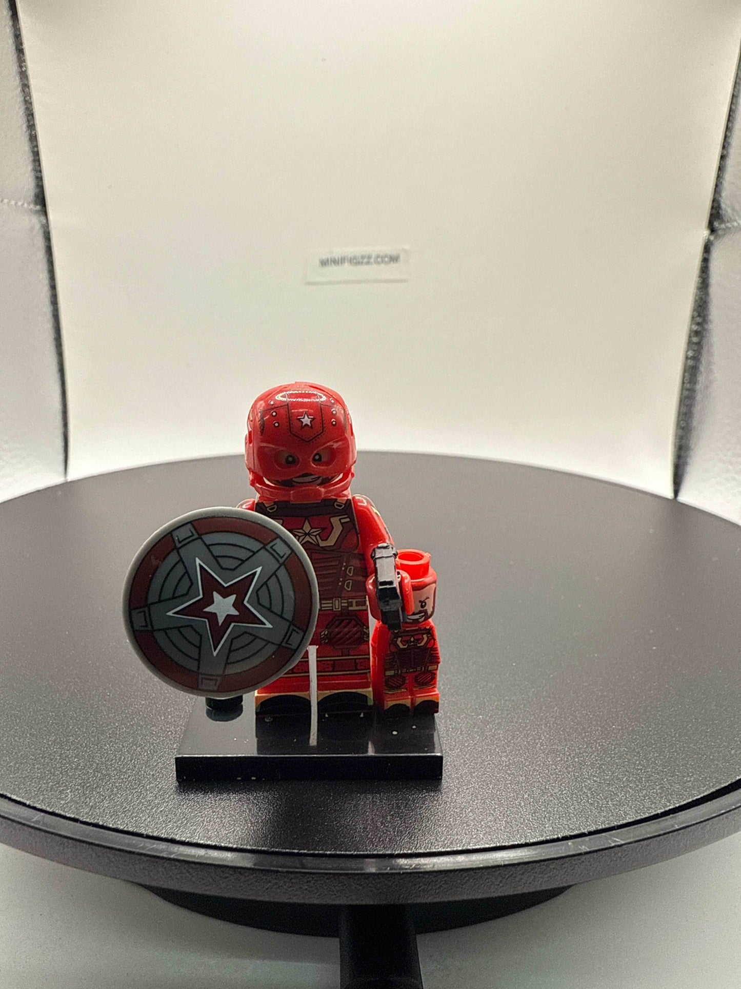 Red Super Soldier Minifigure - 