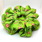 Grinch Ornament Christmas Bullet Scrunchie - 