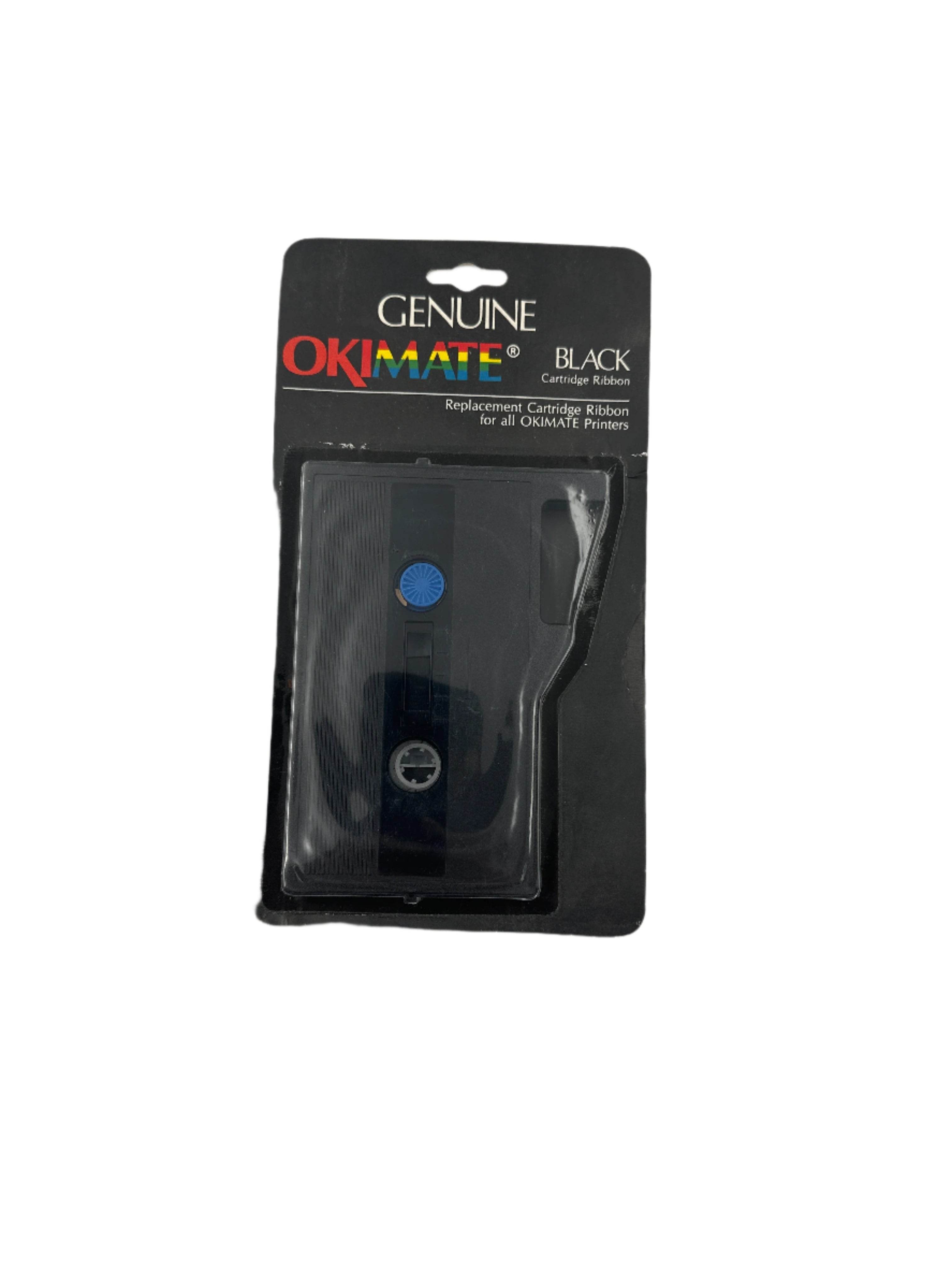 Okimate Replacement Printer Cartridge Ribbon Black - New In Plastic Packaging