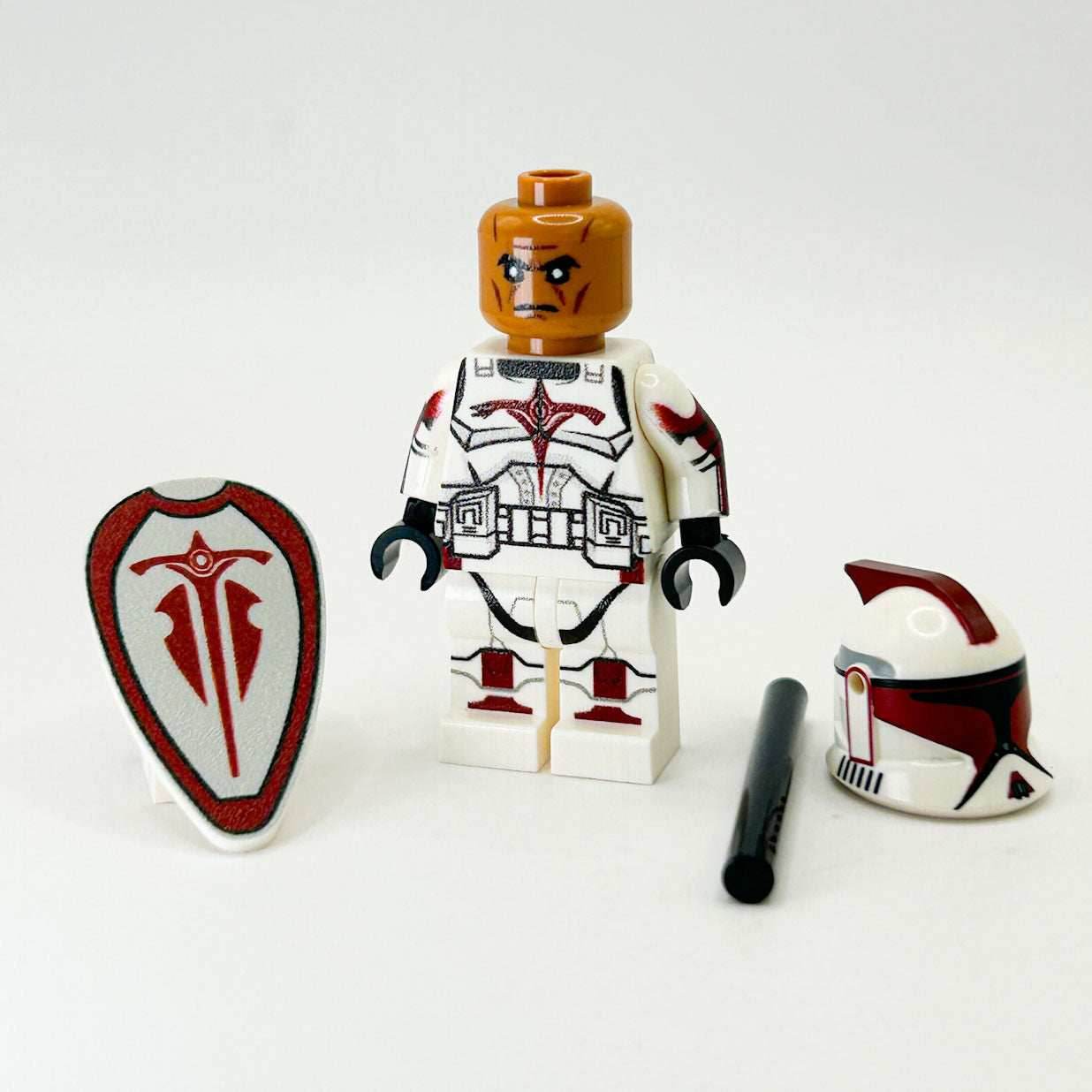 Riot Clone Trooper (Phase 1) Minifig made using LEGO parts - B3 Customs - 