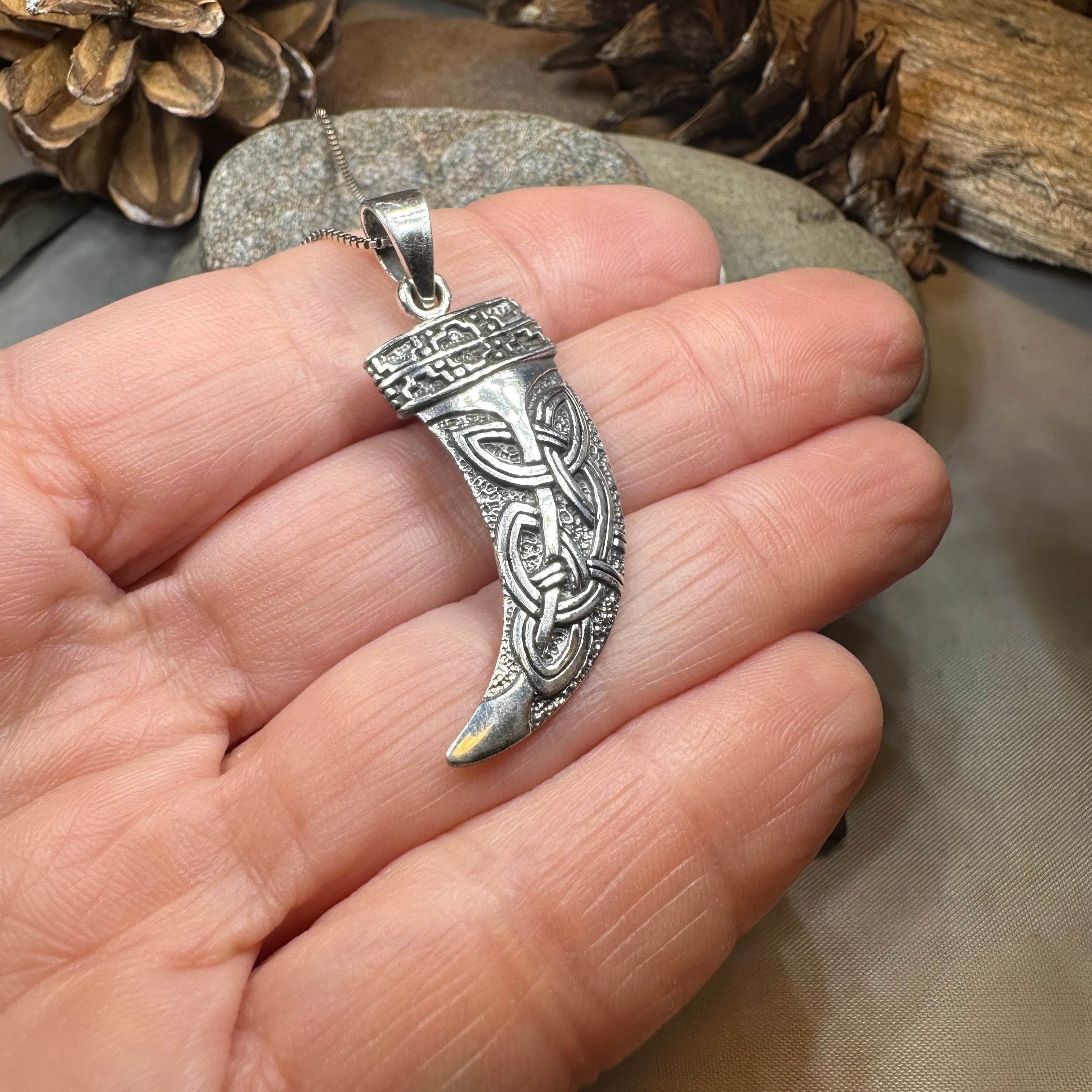 Celtic Wolf Claw Necklace - 