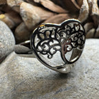 Heart Tree of Life Ring