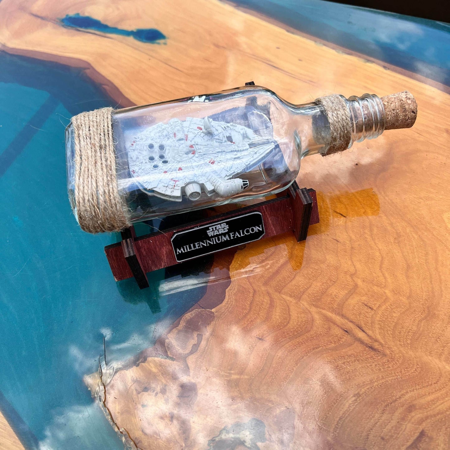 Star Wars Millennium Falcon Starship in a Tequila - 