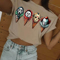 Horror Ice Cream Graphic Tee - S