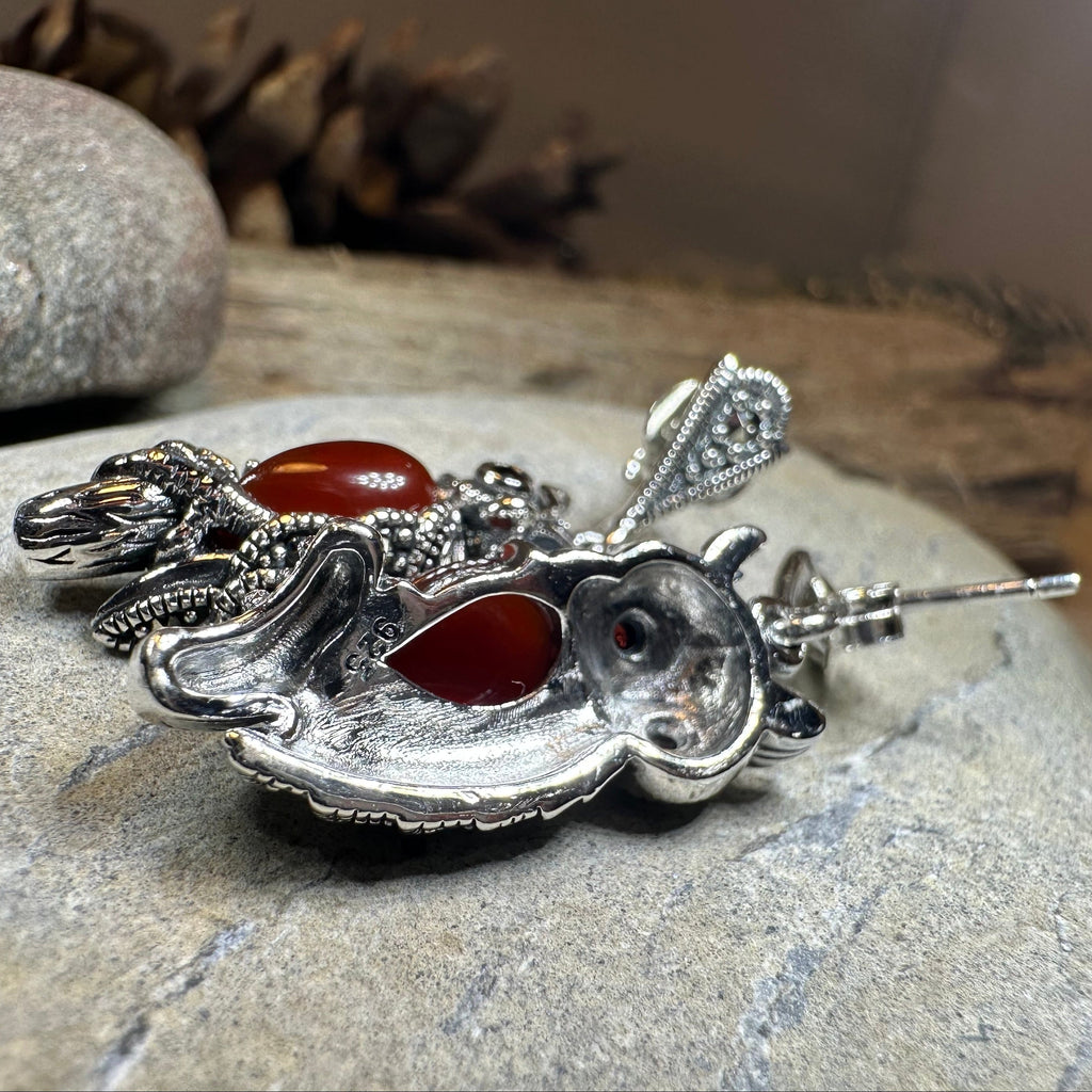 Marcasite Bee Earrings