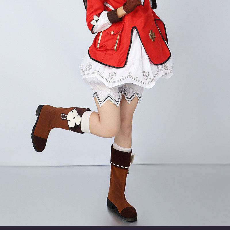 Genshin Impact cosplay Luoli animation game Westwind Knight Tuanhua Keli cos clothes matching shoes - Keli shoes / 35