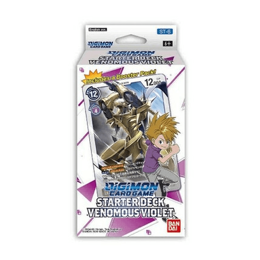Digimon Trading Card Game: Starter Deck Display - Venomous Violet - 