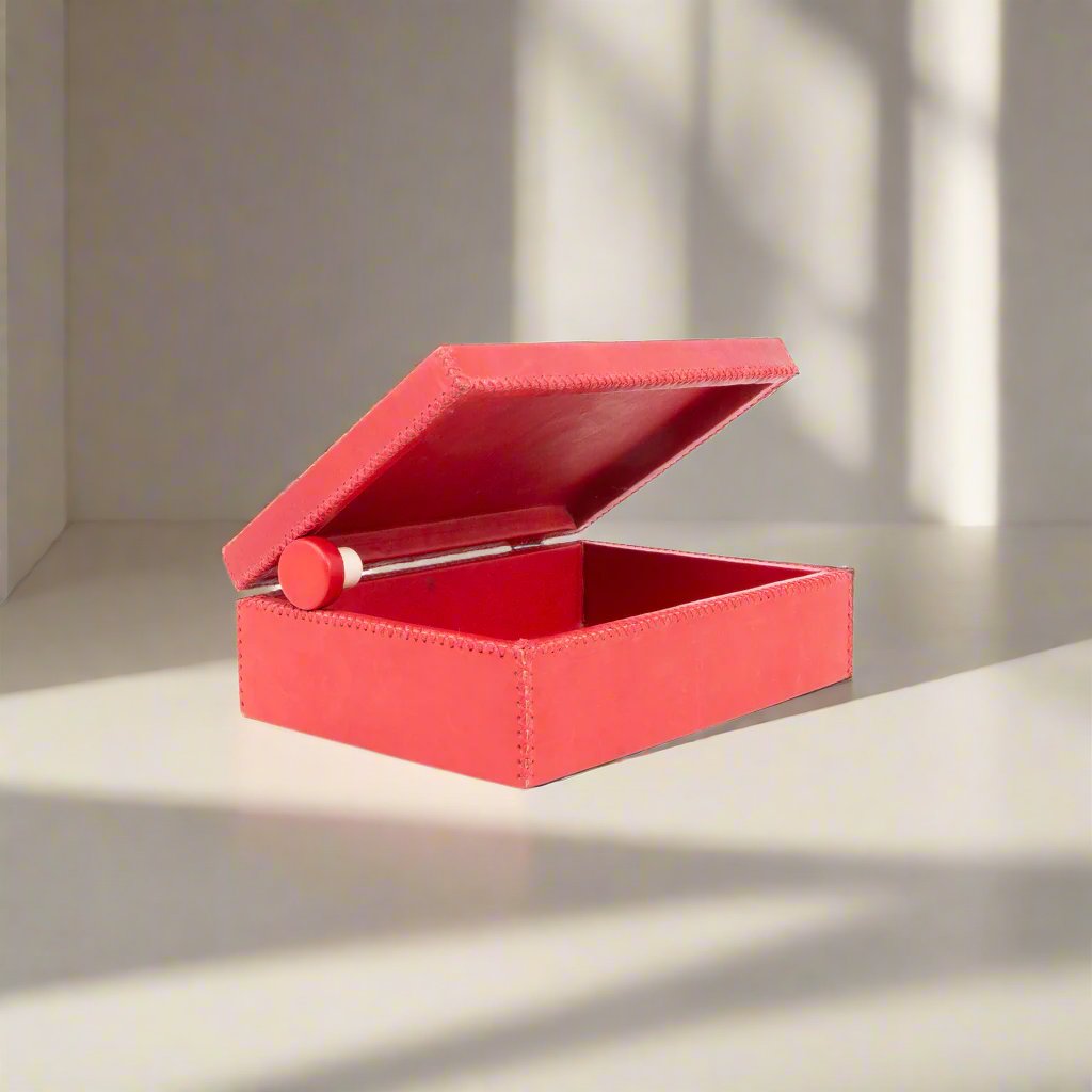 Siete Cajas  | Cedar & Leather Box