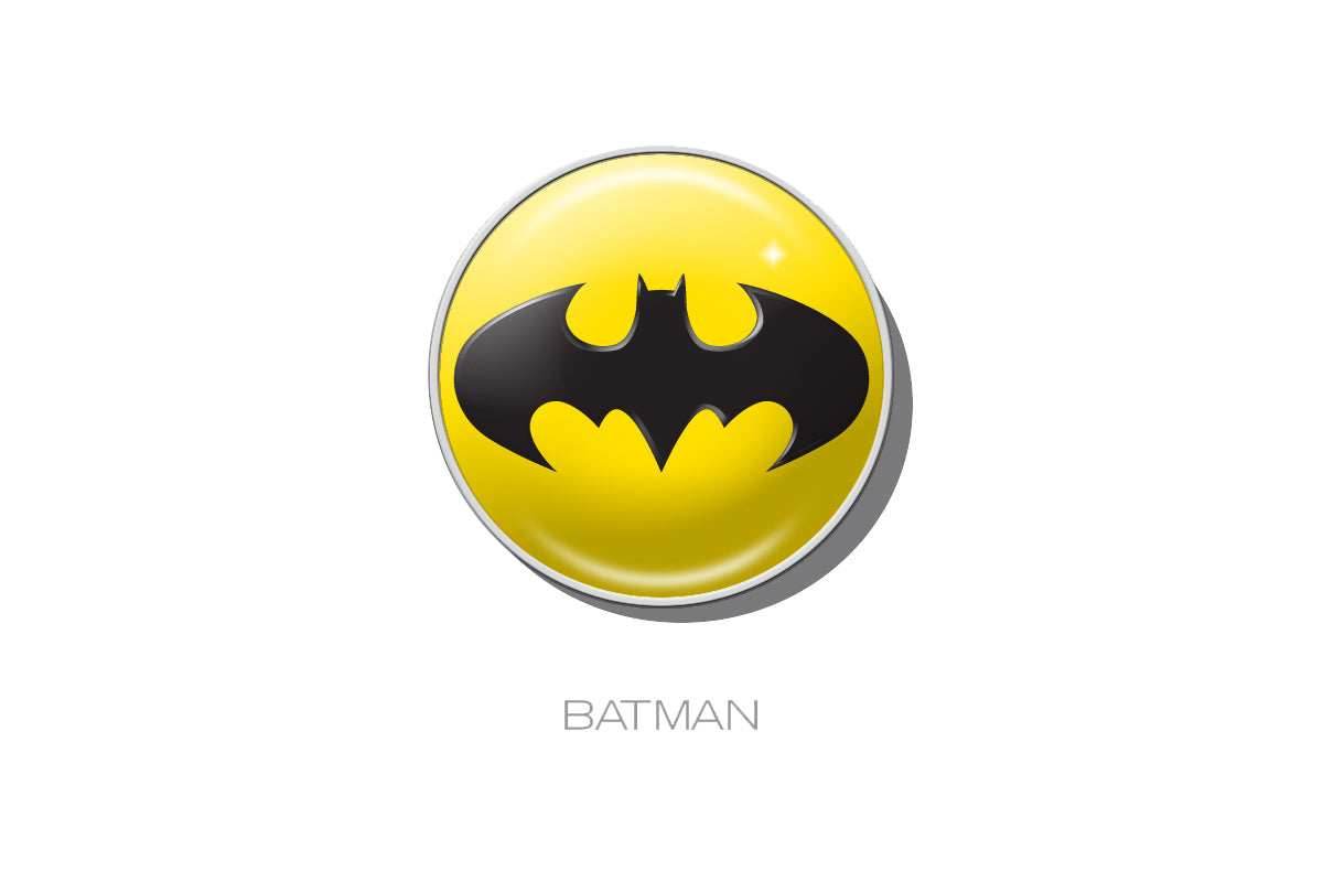 RaceDots: Magnetic Race Number Positioning System 4-Pack (Batman) - 