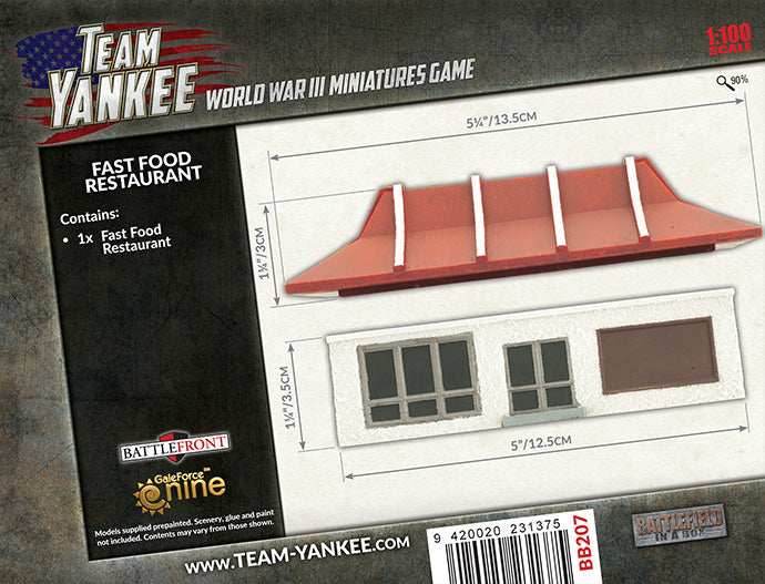 Team Yankee: Fast Food Restaurant - 