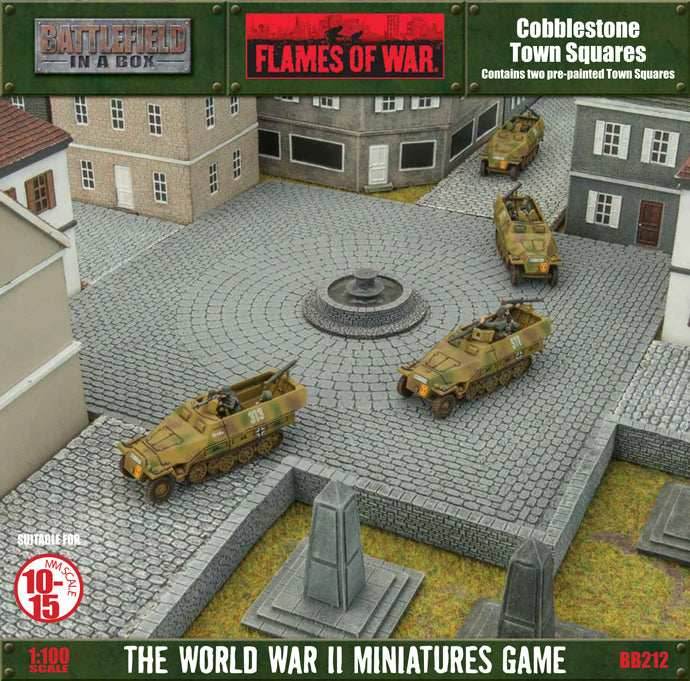Flames of War: Cobblestone Town Squares - 