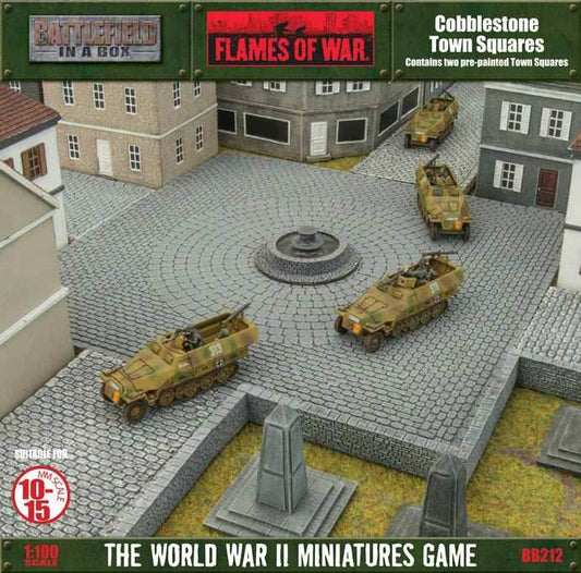 Flames of War: Cobblestone Town Squares - 