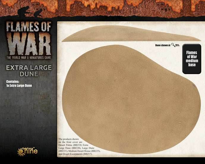 Flames of War: Extra Large Dune - 