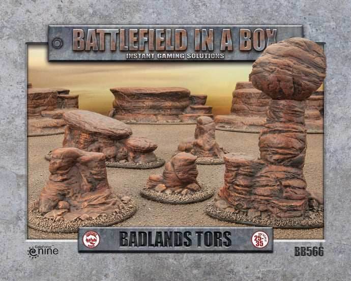 Battlefield in a Box: Badlands Tors - Mars - 