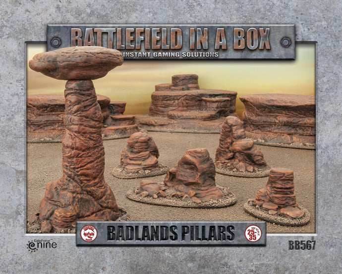 Battlefield in a Box: Badlands Pillars - Mars - 