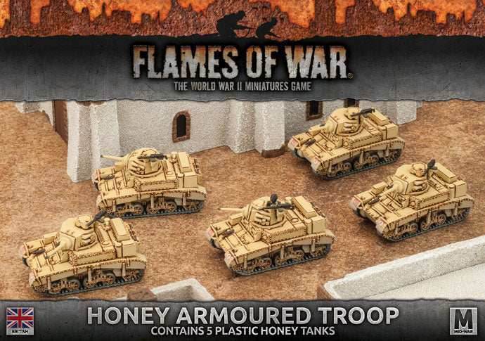Flames of War: British Honey Armoured Troop (Mid War) - 