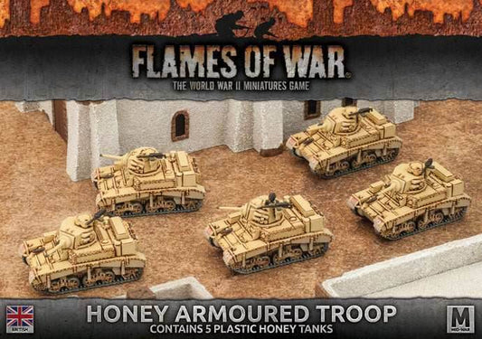 Flames of War: British Honey Armoured Troop (Mid War) - 