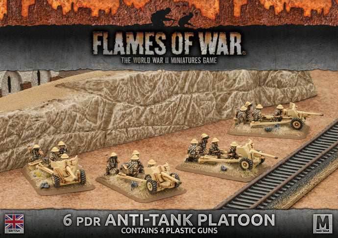 Flames of War: British 6 pdr Anti-tank Platoon (Mid War) - 