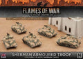 Flames of War: British Sherman Armoured Troop (Mid War) - 