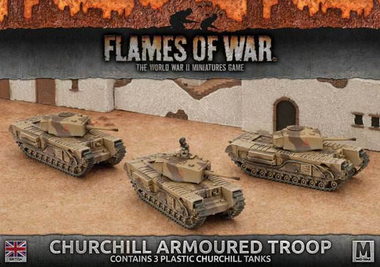 Flames of War: British Churchill Armoured Troop (Mid War) - 