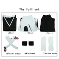 Kurosaki Ichigo Cosplay Costume Wig Anime Bleach Thousand-Year Blood War Shinigami Attire Outfit Pauldron Uniform For Men Women
