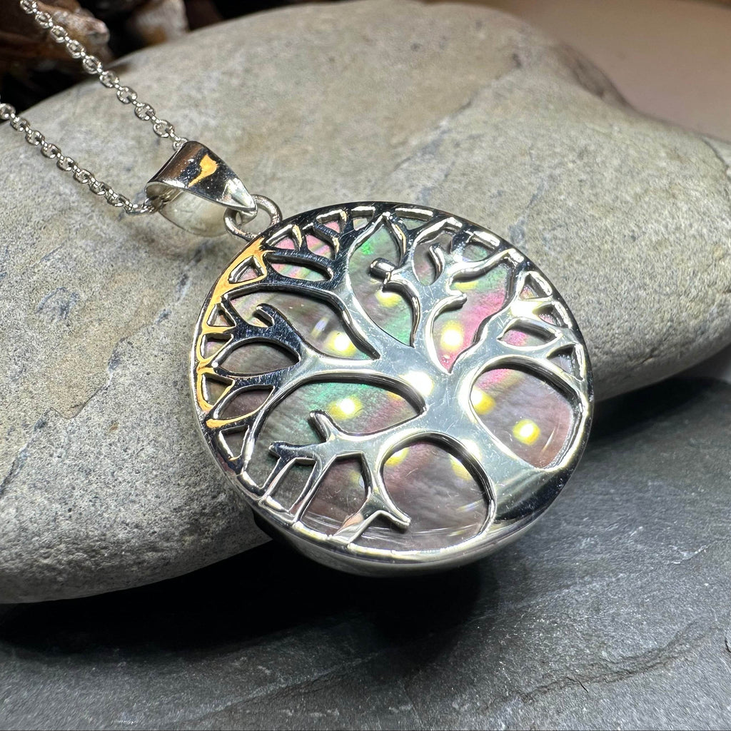 Tree of Life Shell Necklace - Mother of Pearl
