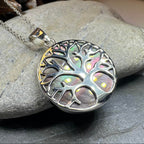 Tree of Life Shell Necklace - Mother of Pearl
