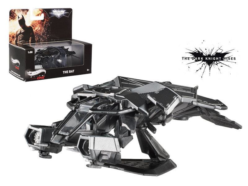 The Bat Plane Batman "The Dark Knight Rises" (2012) Movie "Elite One" Series 1/50 Diecast Model by Hot Wheels-0