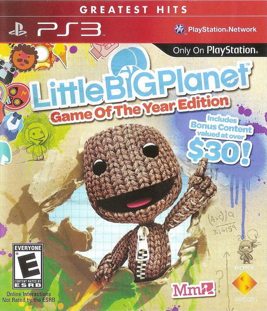 Little Big Planet: Game Of The Year Edition (Greatest Hits) (Playstation 3) - Game Only