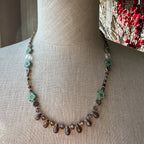 Lotus Dawn Crystal Necklace
