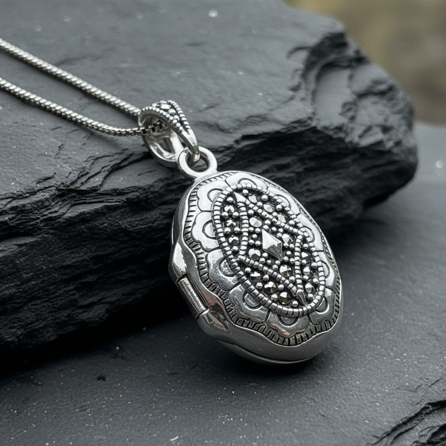 Florent Angel Wings Locket Necklace