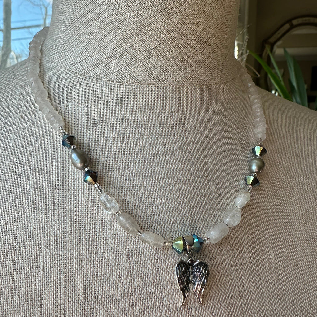 Summer Garden Hummingbird Necklace
