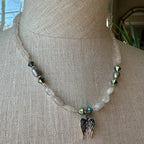 Summer Garden Hummingbird Necklace