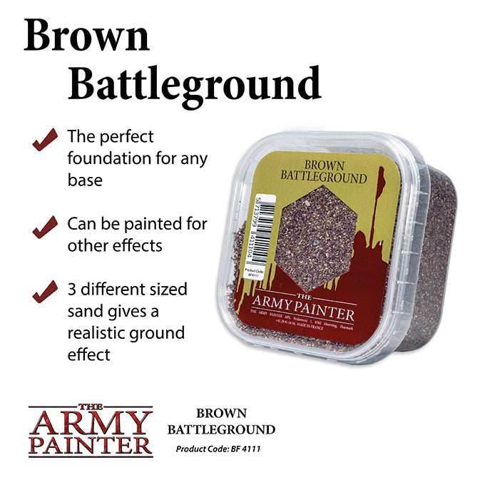 Army Painter Tools: Basing: Brown Battleground - 