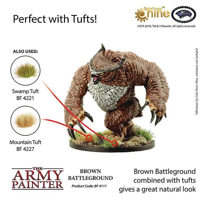 Army Painter Tools: Basing: Brown Battleground - 