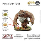 Army Painter Tools: Basing: Brown Battleground - 